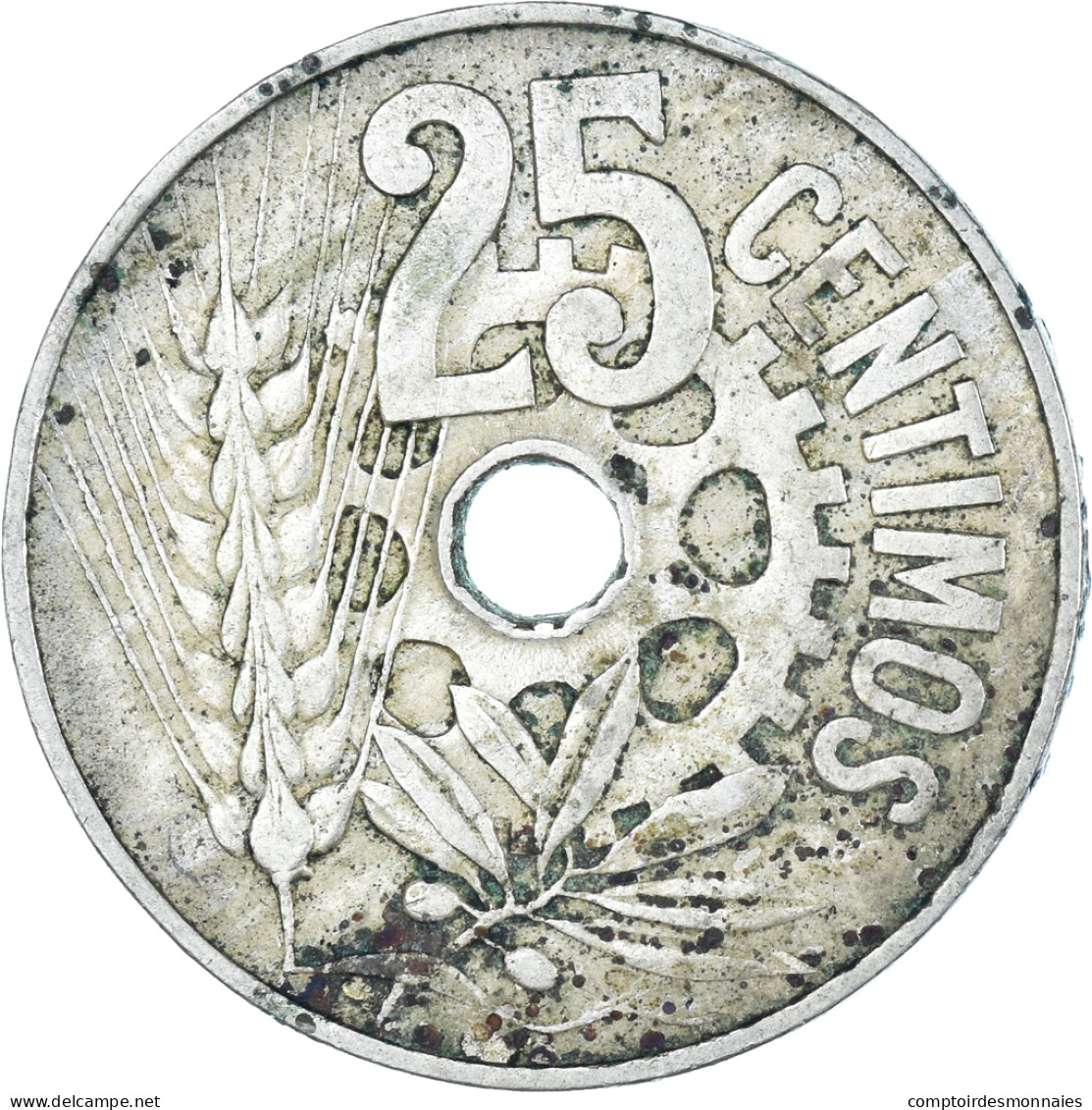 Monnaie, Espagne, 25 Centimos, 1934 - 25 Céntimos