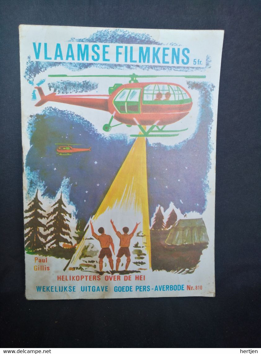 Vlaamse Filmkens 810 - Helikopters Over De Hei  - Paul Gillis - Juniors