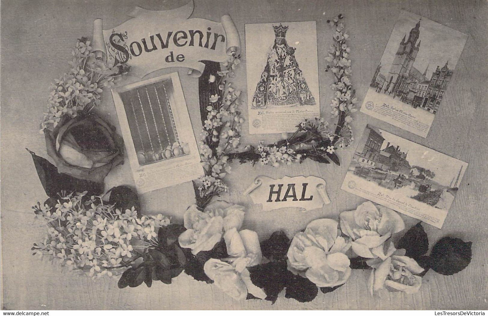 CPA Souvenirs De - HAL - Vierge Multi Vues - Greetings From...
