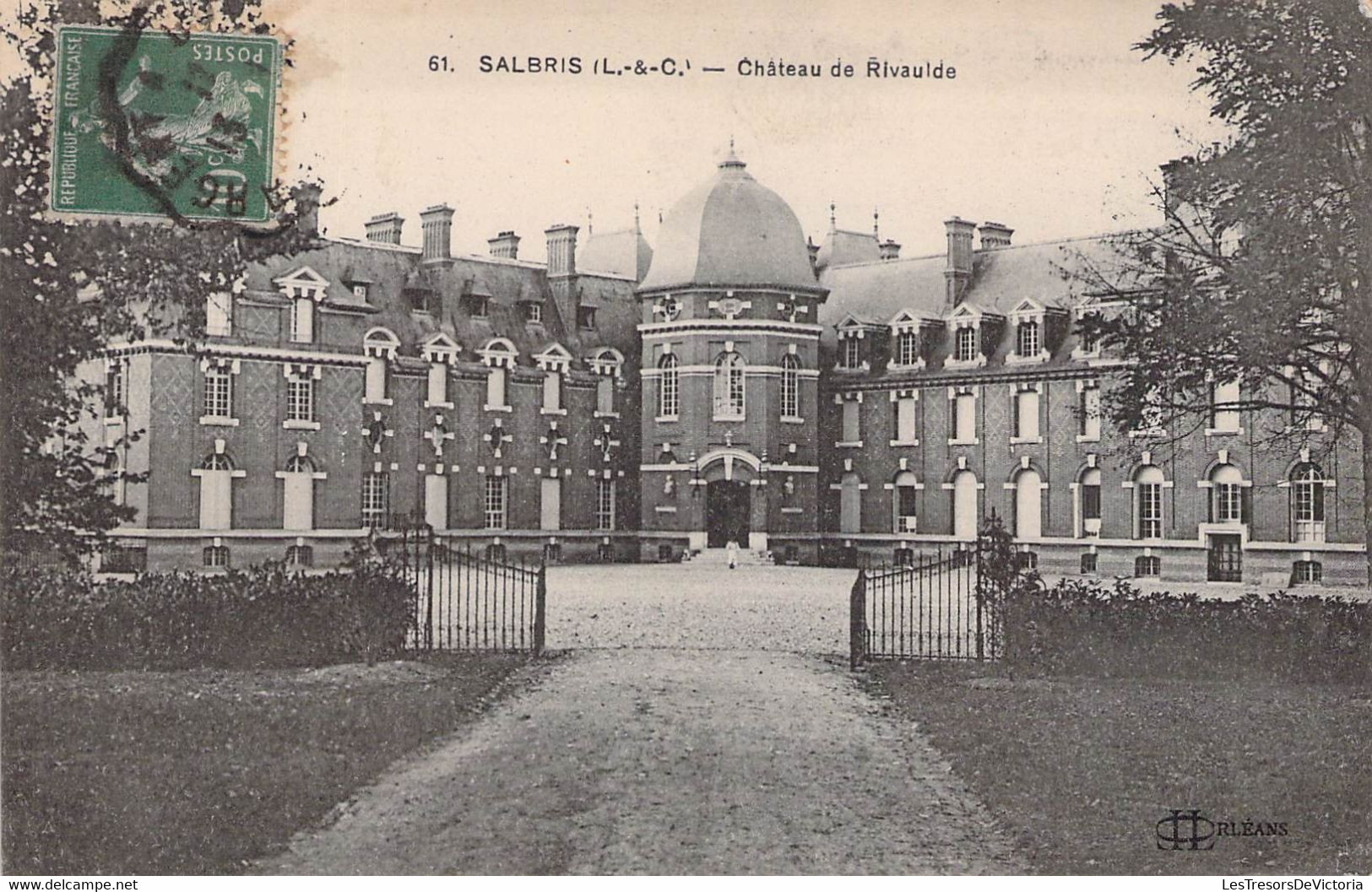 CPA FRANCE - 41 - SALBRIS - Château De Rivaulde JL Orléans - Salbris