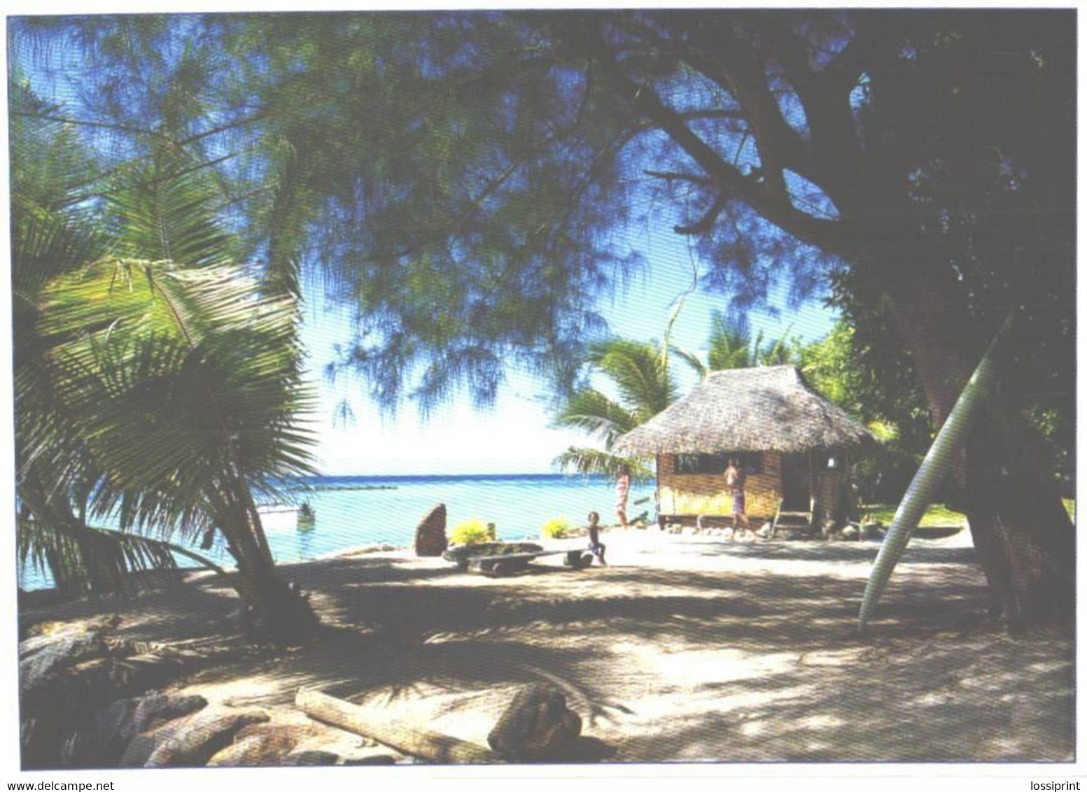 French Polynesia:Moorea Island, Facing Motu Ahi - Polynésie Française