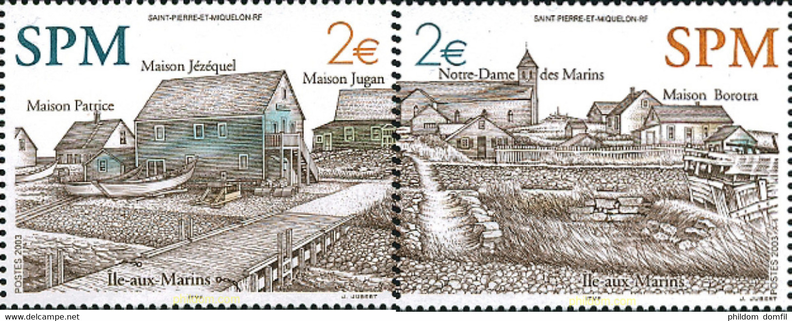 125179 MNH SAN PEDRO Y MIQUELON 2003 CONGRESO INTERNACIONAL DE ARQUITECTURA TRADICIONAL - Used Stamps