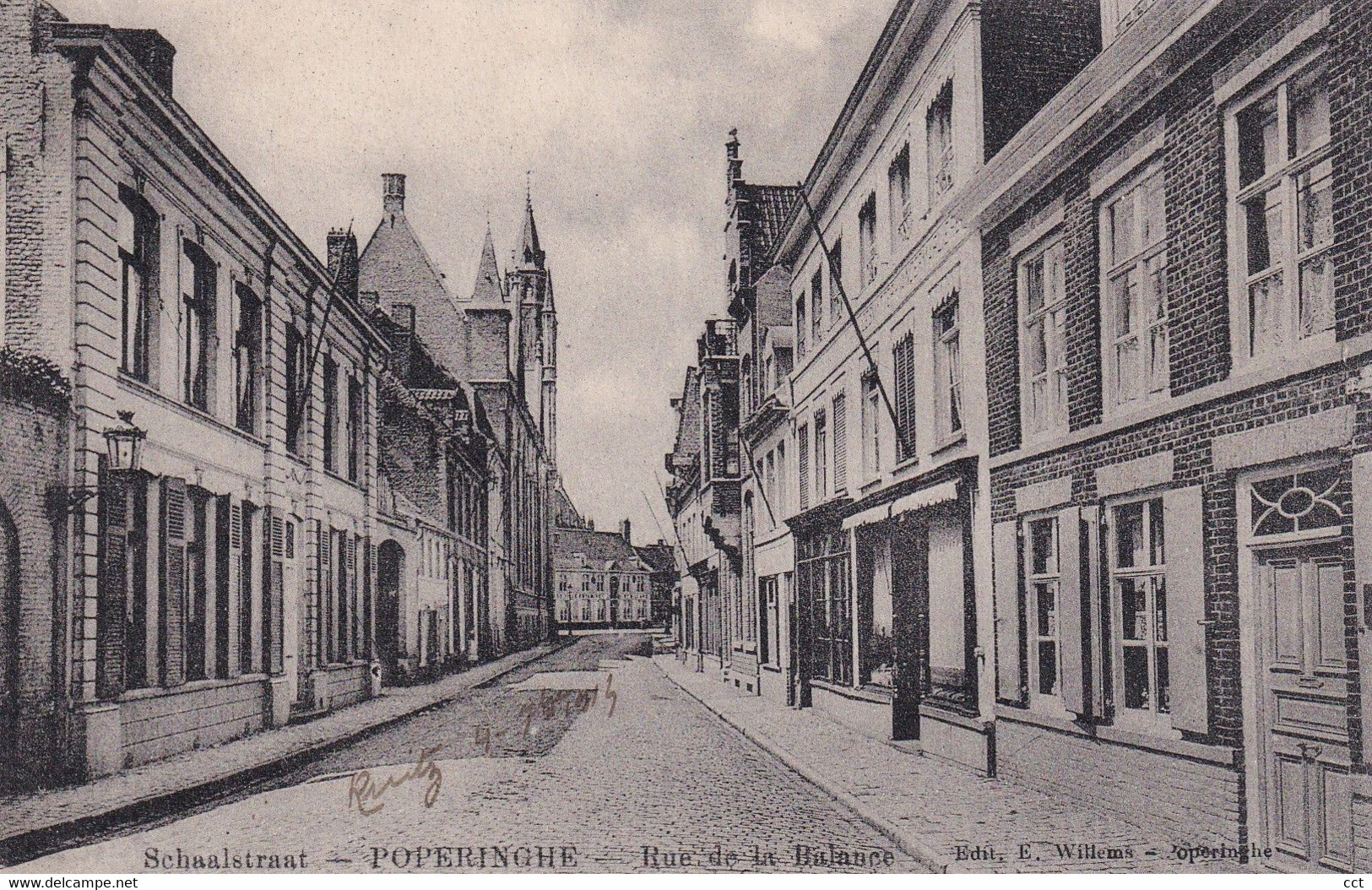 Poperinge  Schaalstraat   Rue De La Balance - Poperinge