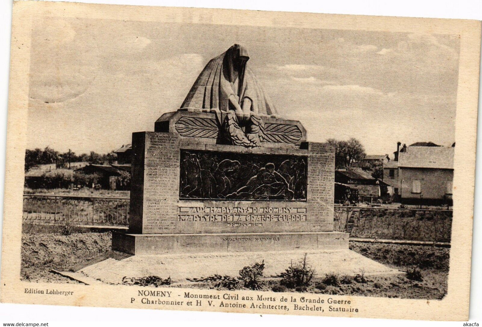 CPA Nomeny-Monument Civil Aux Morts (188005) - Nomeny