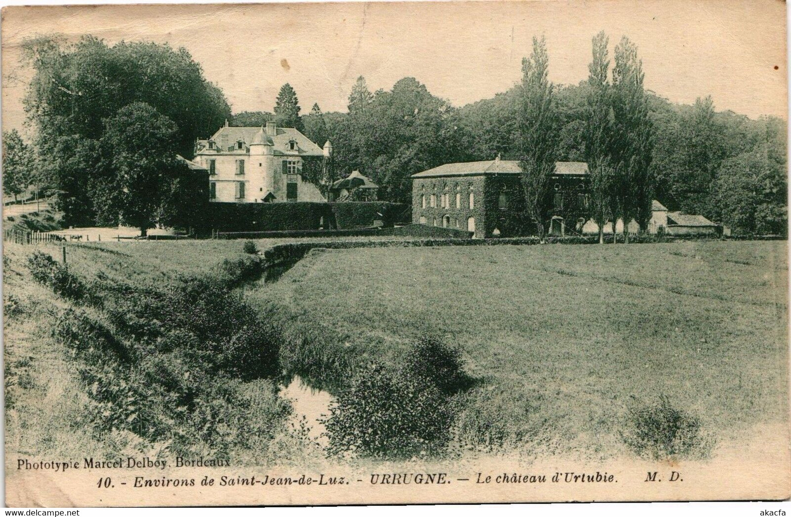 CPA St-JEAN-de-LUZ - URRUGNE - Le Chateau D'Urtubie (163029) - Urrugne