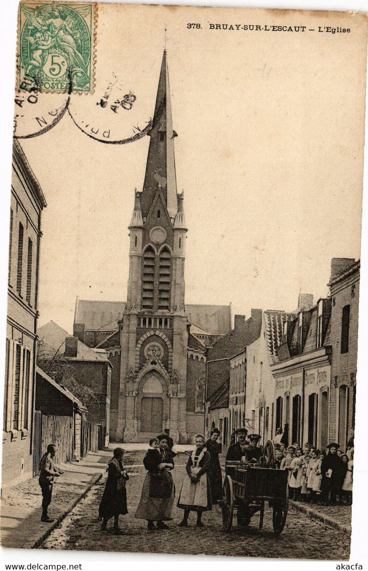 CPA BRUAY-sur-l'ESCAUT - L'Église (204784) - Bruay Sur Escaut