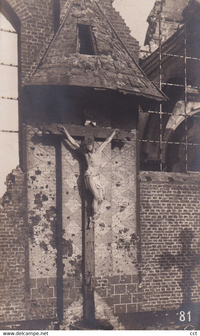 Zandvoorde  Zonnebeke   FOTOKAART   Van Het Kruisbeeld  EERSTE WERELDOORLOG - Zonnebeke