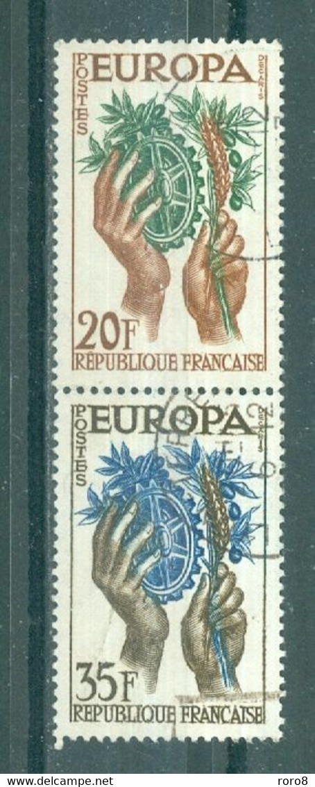 FRANCE - N°1122 Et 1123 Oblitéré. Europa De 1957. - 1957