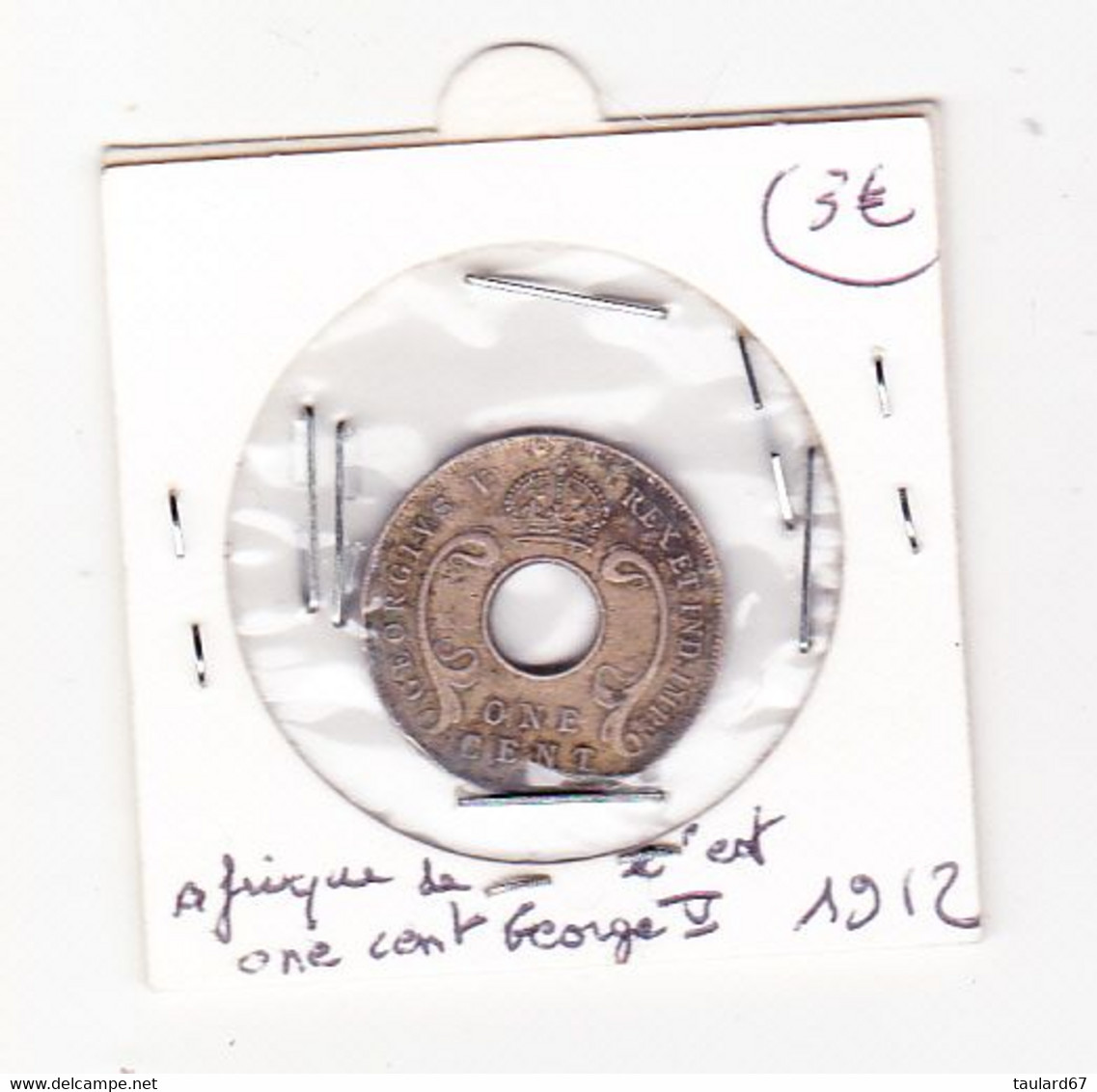 Afrique De L'Est One Cent Georges V 1912 - British Colony