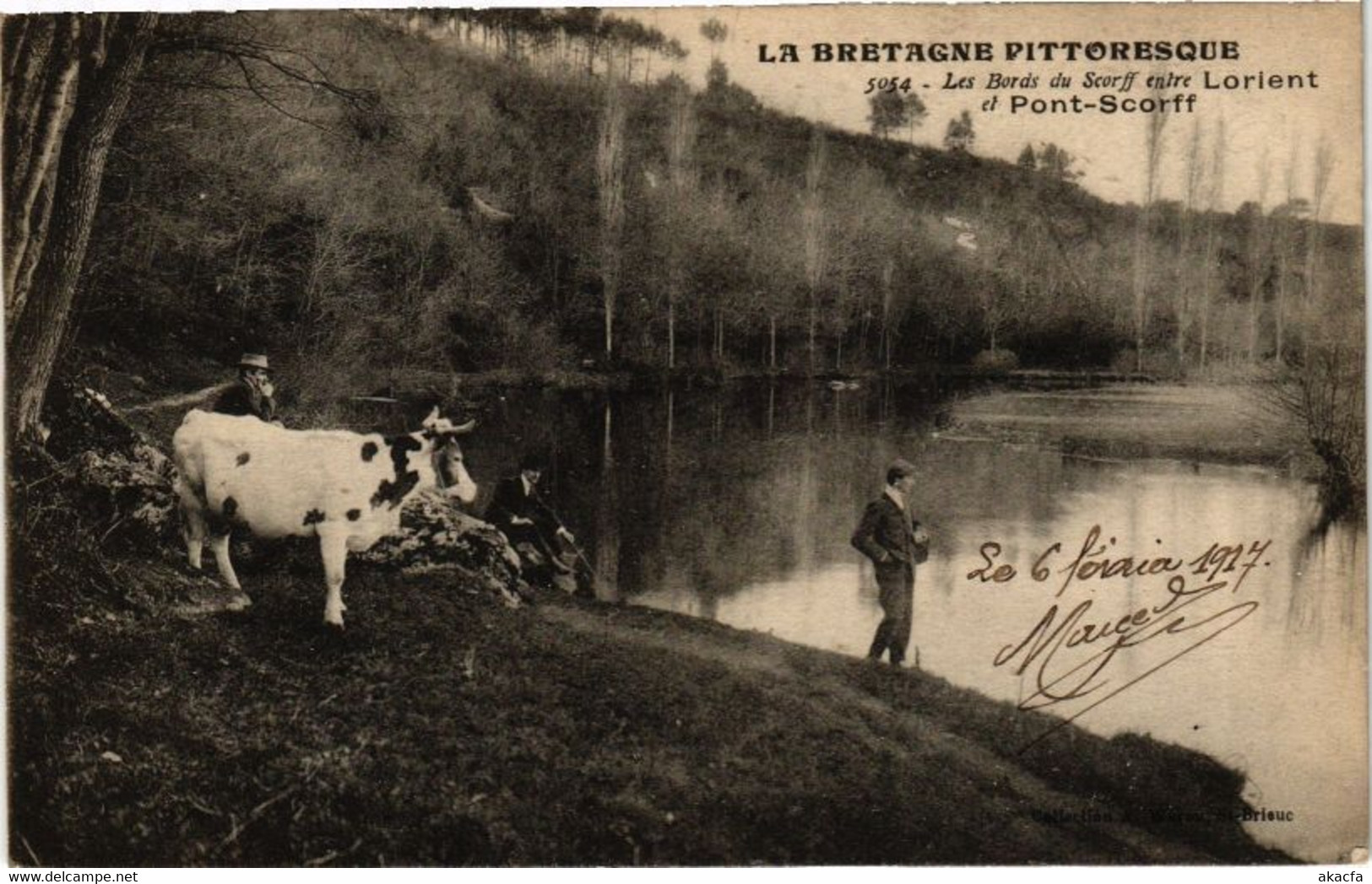 CPA La Bretagne Pittoresque - Les Bords Du Scorff Enire LORIENT Et (209872) - Pont Scorff