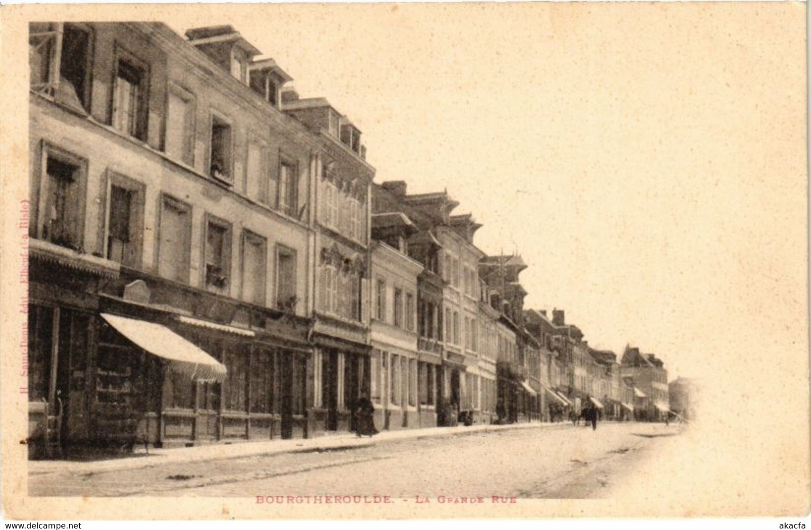 CPA BOURGTHEROULDE - La Grande Rue (181807) - Bourgtheroulde
