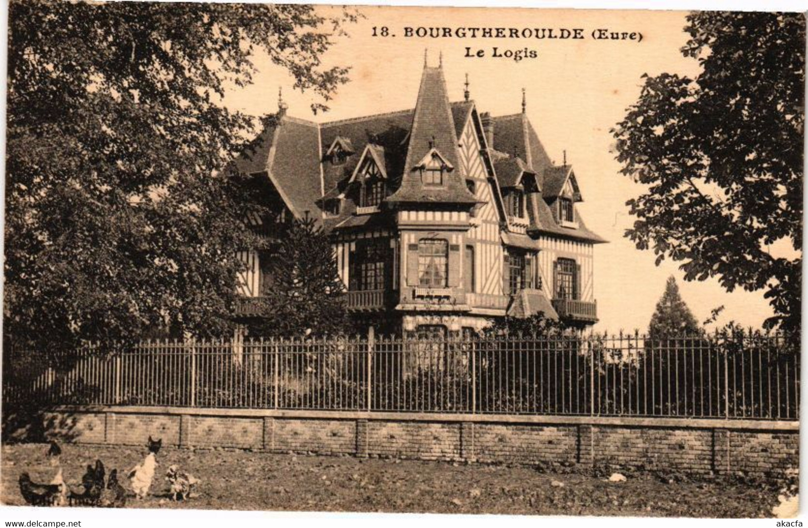 CPA BOURGTHEROULDE - Le Logis (181814) - Bourgtheroulde