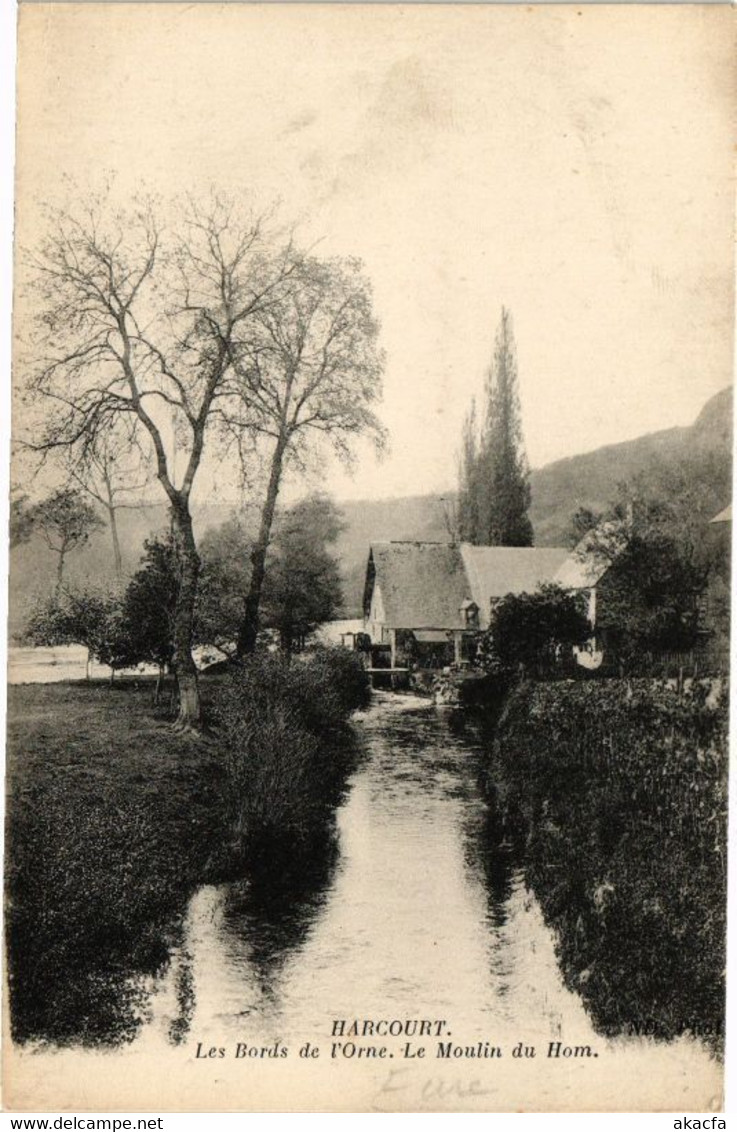 CPA HARCOURT - Les Bords De L'Orne. Le Moulin Du Hom (182070) - Harcourt