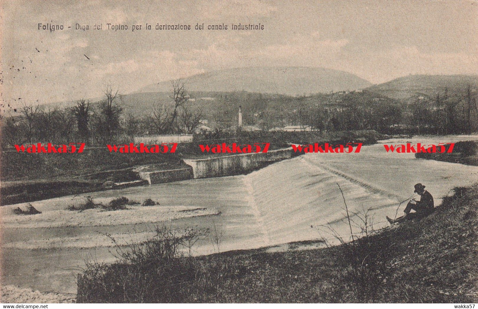 M1042 - Foligno - Diga Del Topino Per La Derivazione Del Canale Industriale - F.p. Vg. - Foligno