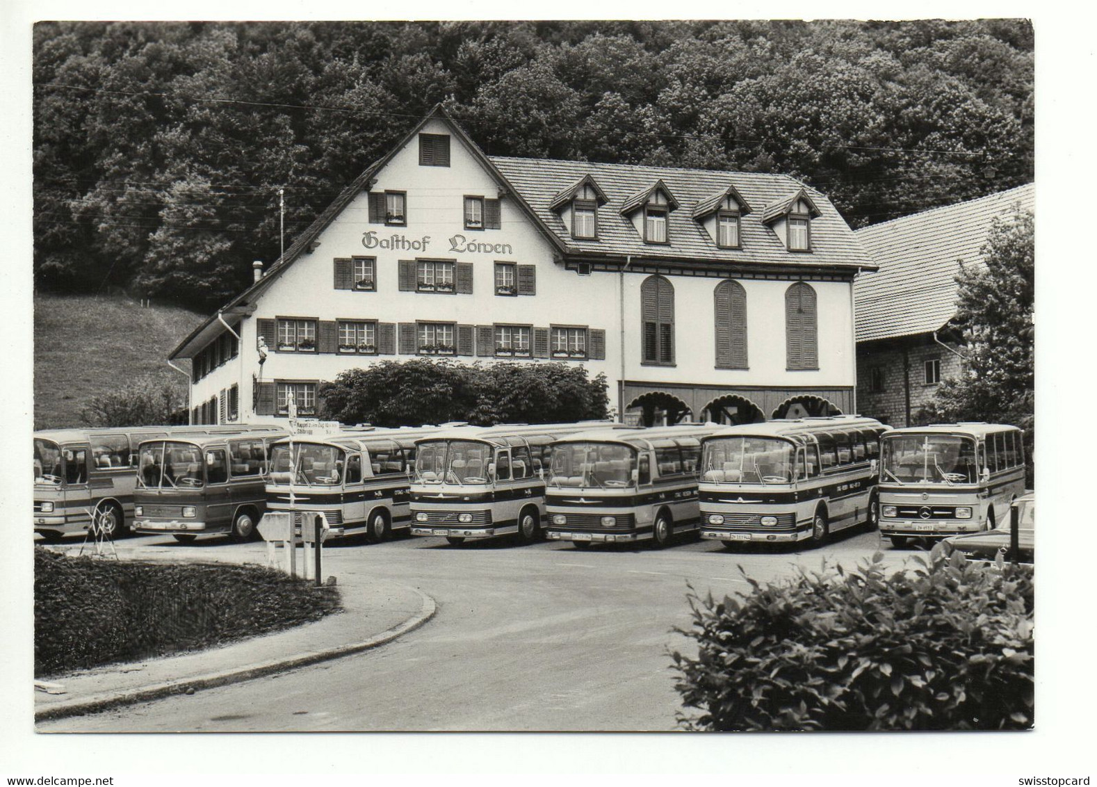 HAUSEN A. ALBIS Gasthof Löwen Auto-Bus - Hausen Am Albis 