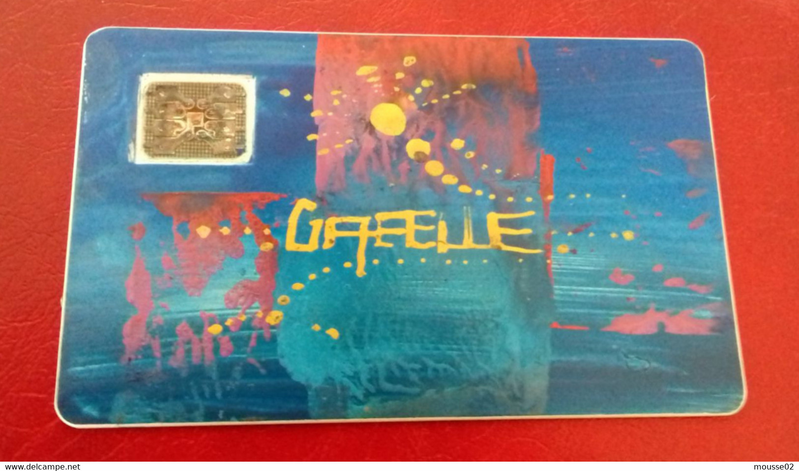 TELECARTE RARE  GAFELLE SUR JEUX OLYMPIQUE D HIVER - Telefoonkaarten Voor Particulieren