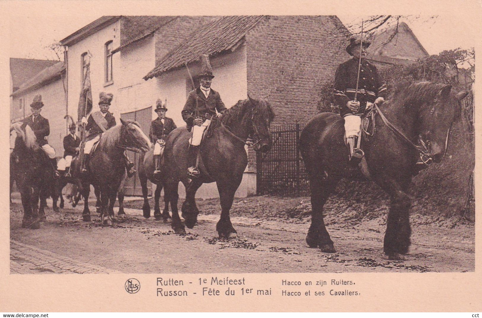 Rutten Russon  Tongeren    1° Meifeest   Hacco En Zijn Ruiters    Hacco Et Ses Cavaliers    CHEVAL  CHEVAUX - Tongeren