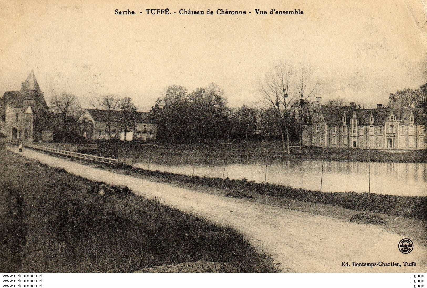 TUFFÉ  Château De Chéronne  Vue D'ensemble - Tuffe