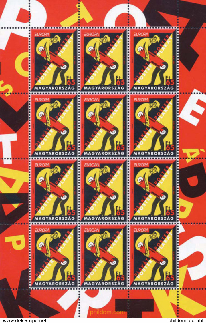 139052 MNH HUNGRIA 2003 EUROPA CEPT. ARTE DEL CARTEL - Used Stamps