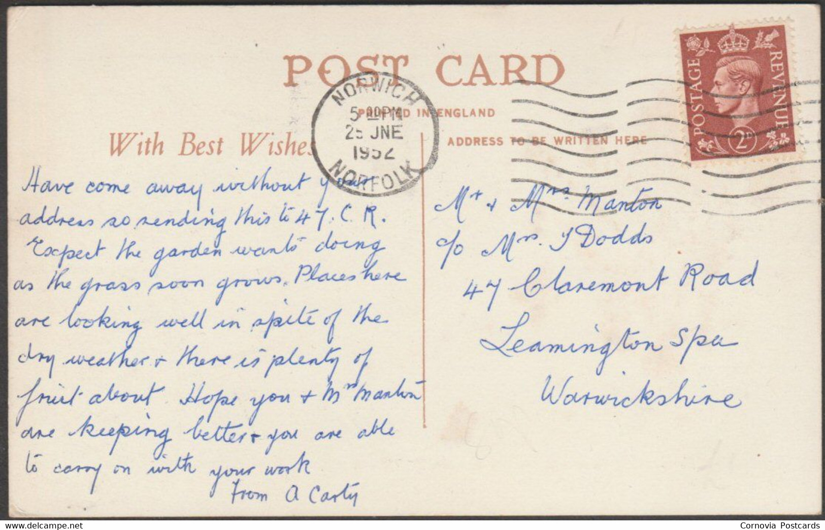 Multiview, Norwich, Norfolk, 1952 - Postcard - Norwich