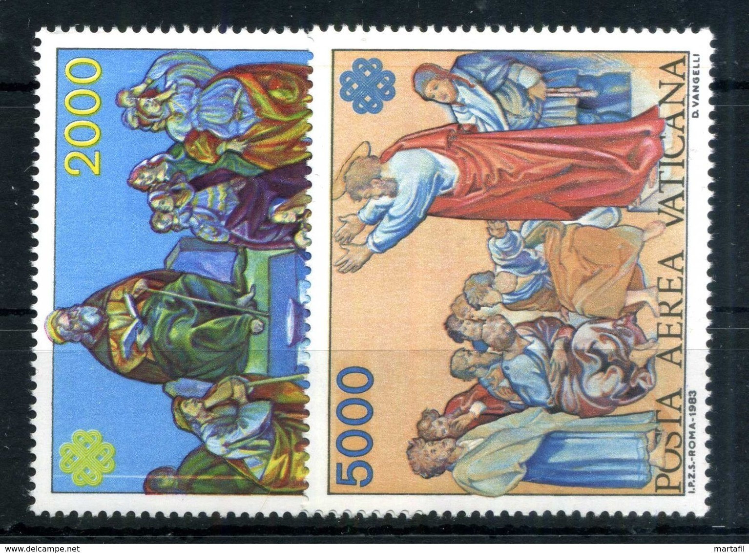 1983 VATICANO SET MNH ** - Luchtpost