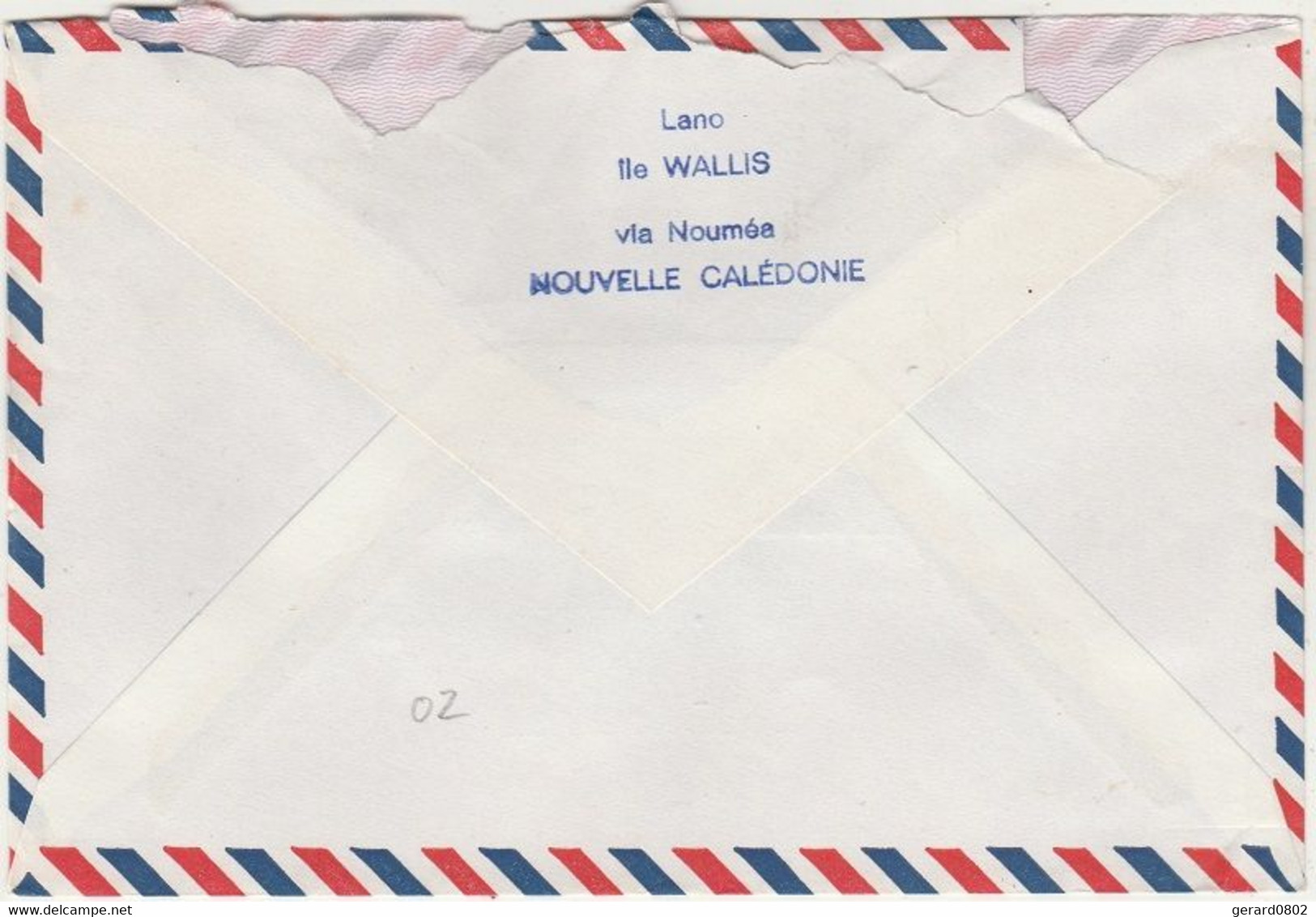 WALLIS ET FUTUNA - Lettre Par Avion De MATA UTU à Destination De LIMOGES - Cartas & Documentos