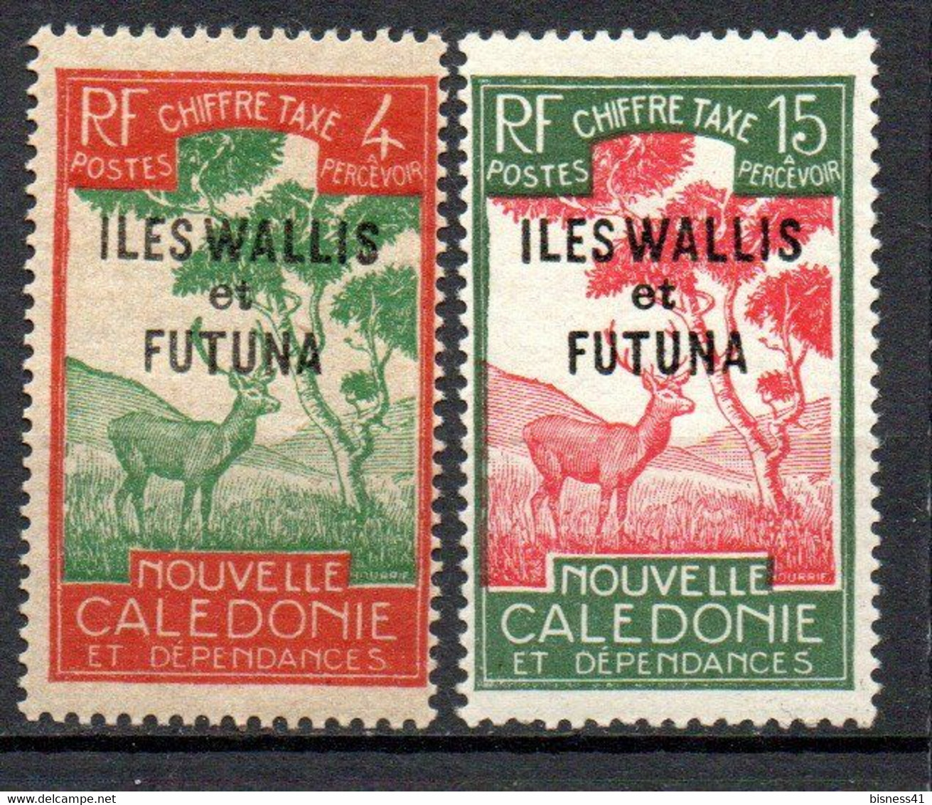 Wallis Et Futuna  Taxe N° 12 & 15 Neuf X MH Cote : 1,50€ - Unused Stamps