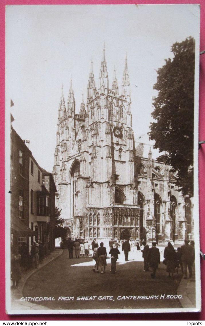 Angleterre - Canterbury - Cathedral From Great Gate - R/verso - Canterbury