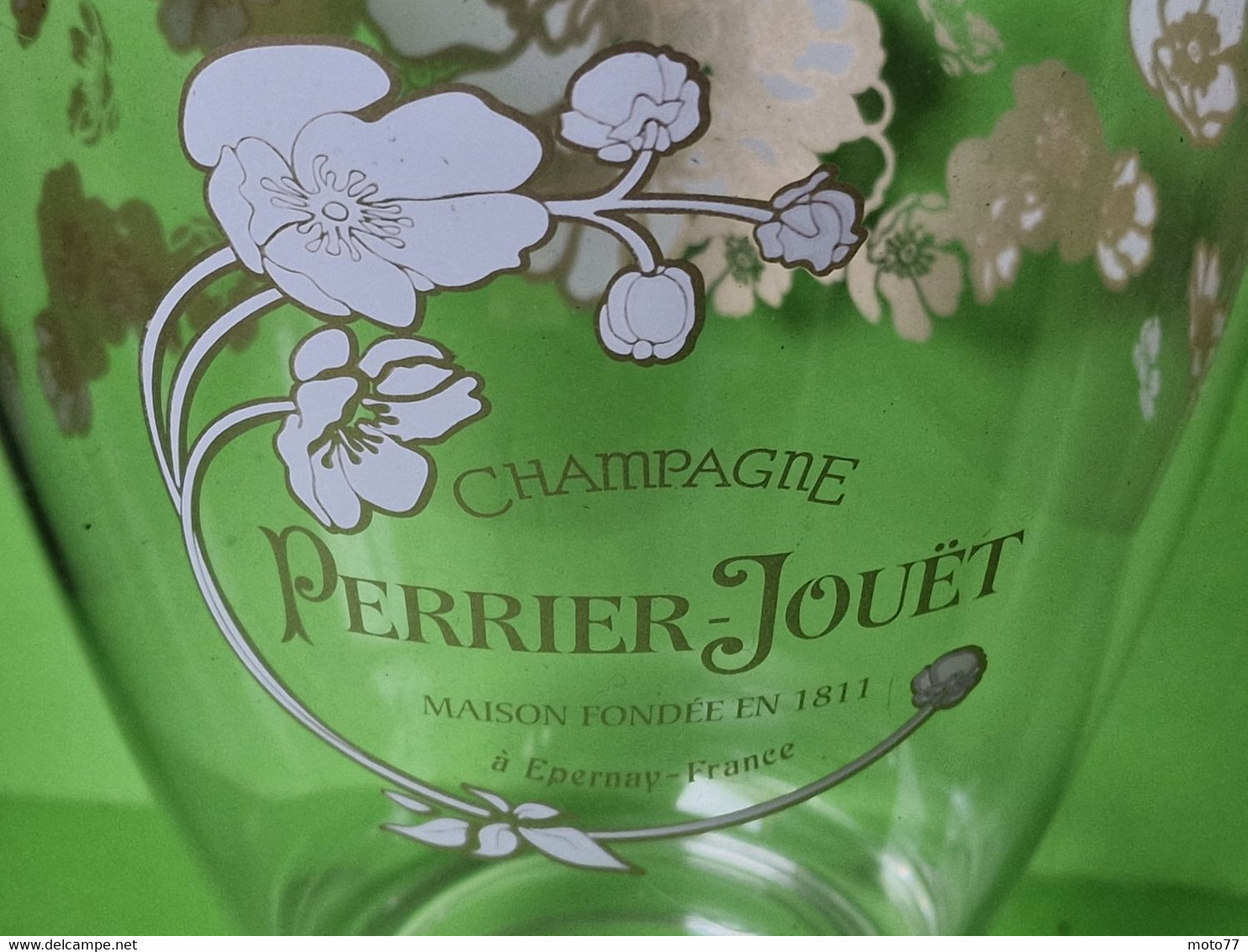 Ancien SEAU à CHAMPAGNE - PERRIER JOUET à Epernay 51 Marne - Plastique Transparent Lettrage Imprimé - Vers 2000 2005 - Alcools