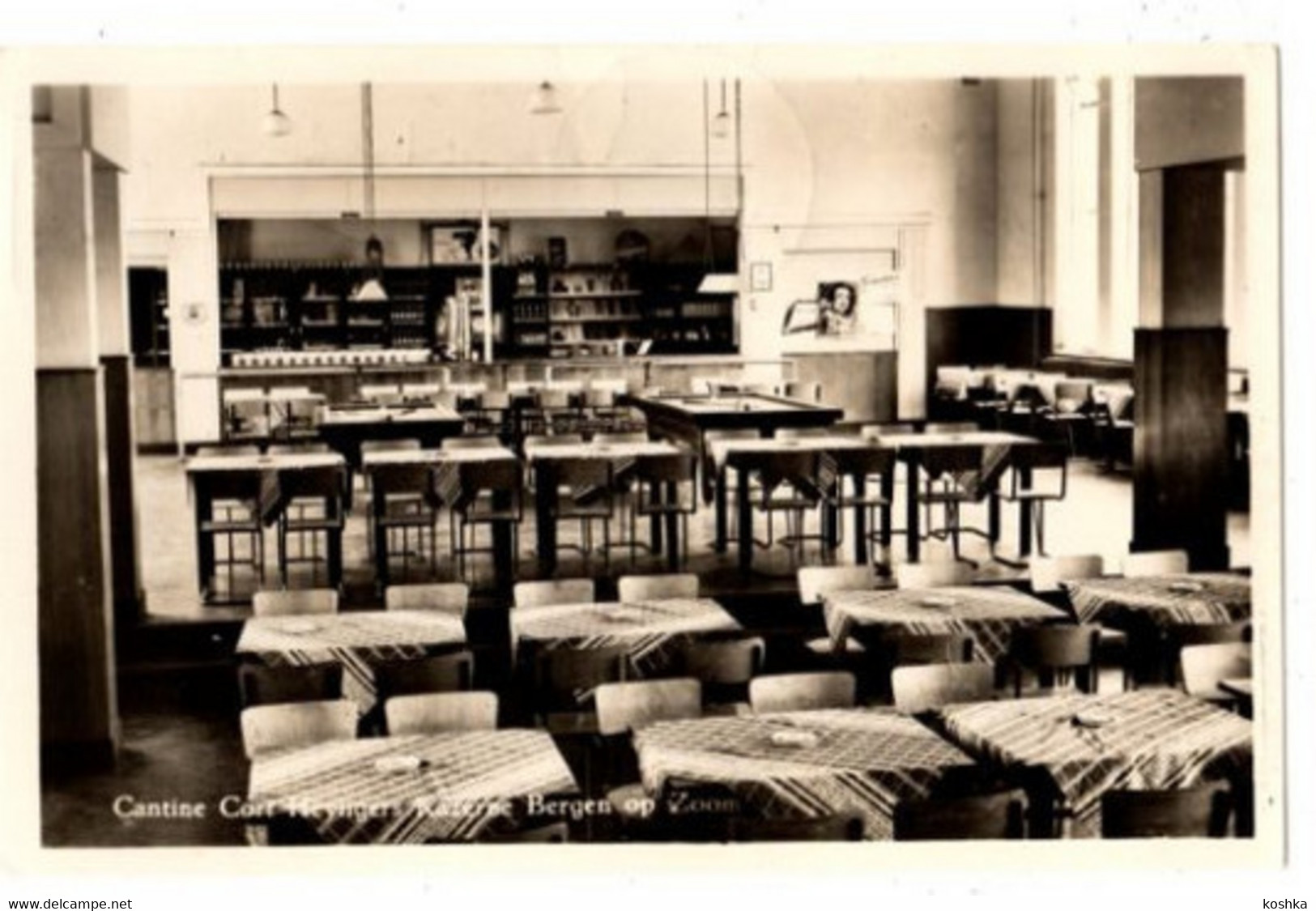 BERGEN OP ZOOM - Cantine Cort Heyligers Kazerne - Verzonden 1956 - Uitgave Emdeeha - Bergen Op Zoom