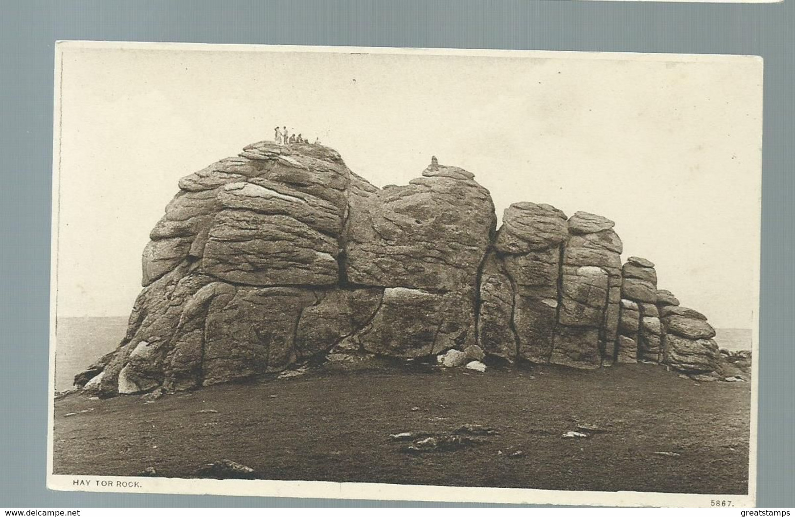 Devon Postcard  Unused Dartmoor Haytor Rock Rp Unused - Dartmoor