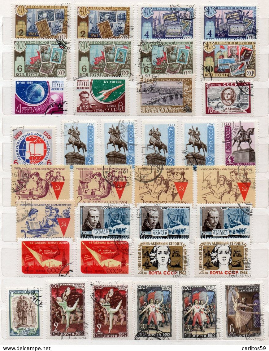 URSS-Russia – Lotto Di Francobolli Usati, Nuovi - Sammlungen