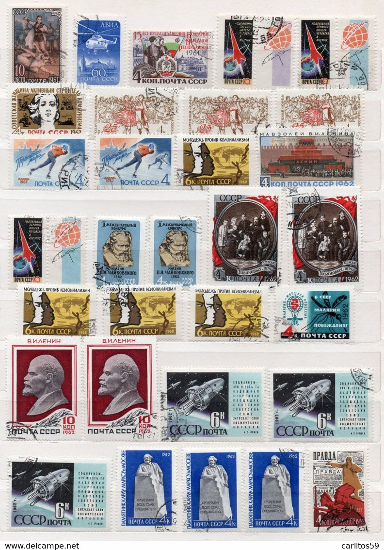 URSS-Russia – Lotto Di Francobolli Usati, Nuovi - Verzamelingen