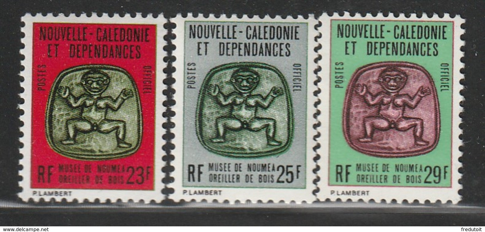 NOUVELLE CALEDONIE - Timbres De SERVICE N°31/33 ** (1980-82) - Officials