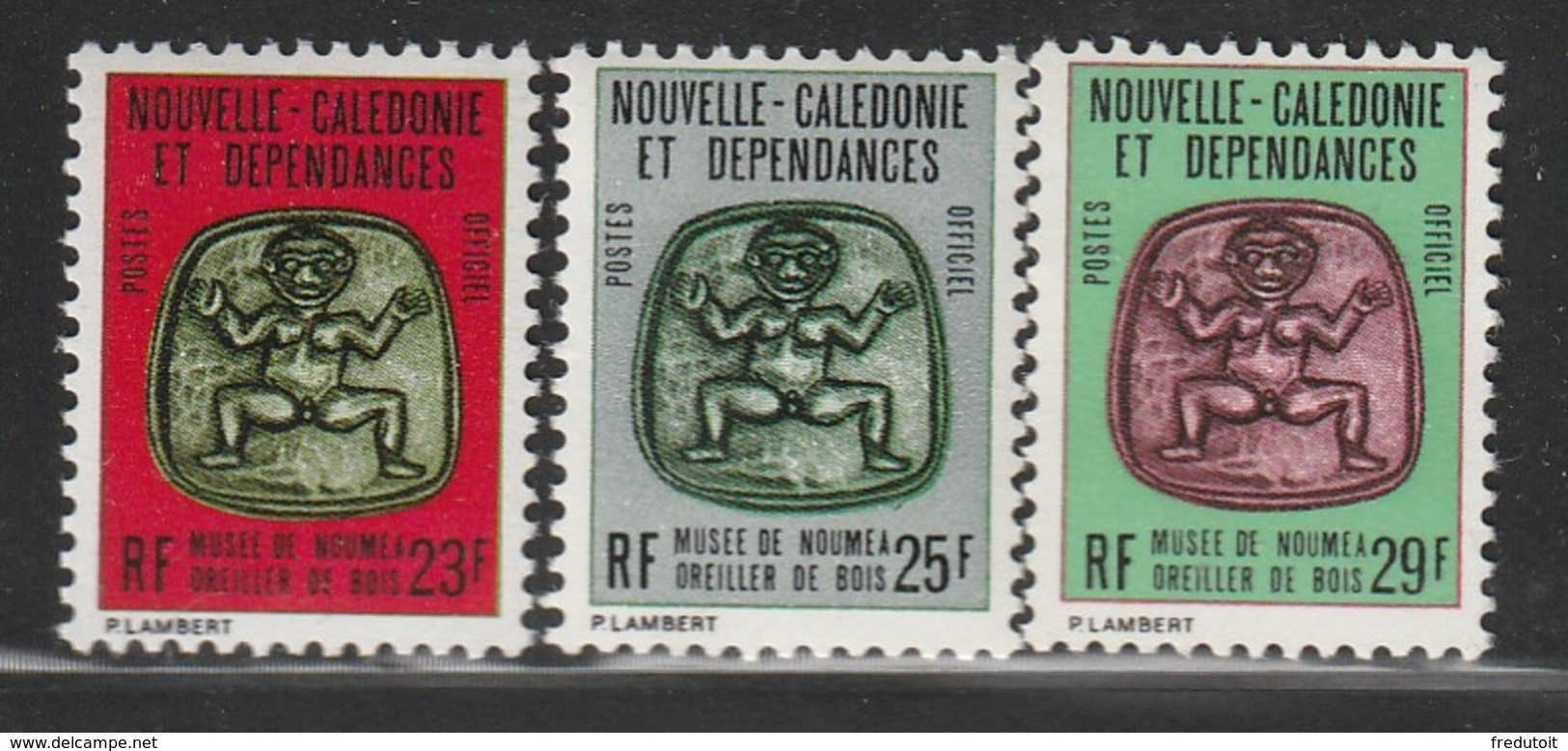 NOUVELLE CALEDONIE - Timbres De SERVICE N°31/33 ** (1980-82) - Dienstzegels