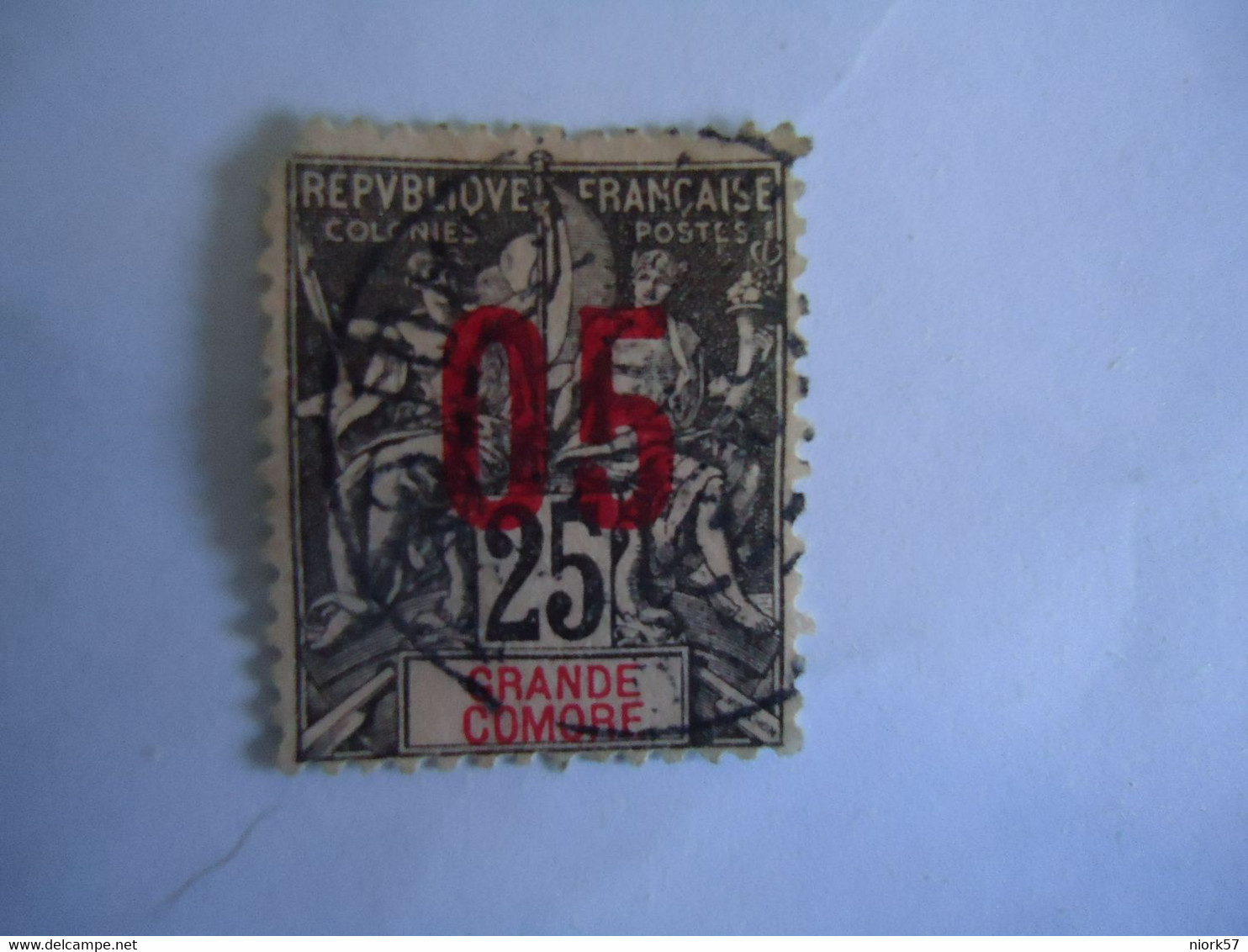 GRADE COMORE  COLONIES USED STAMPS OVEPRINT - Altri & Non Classificati