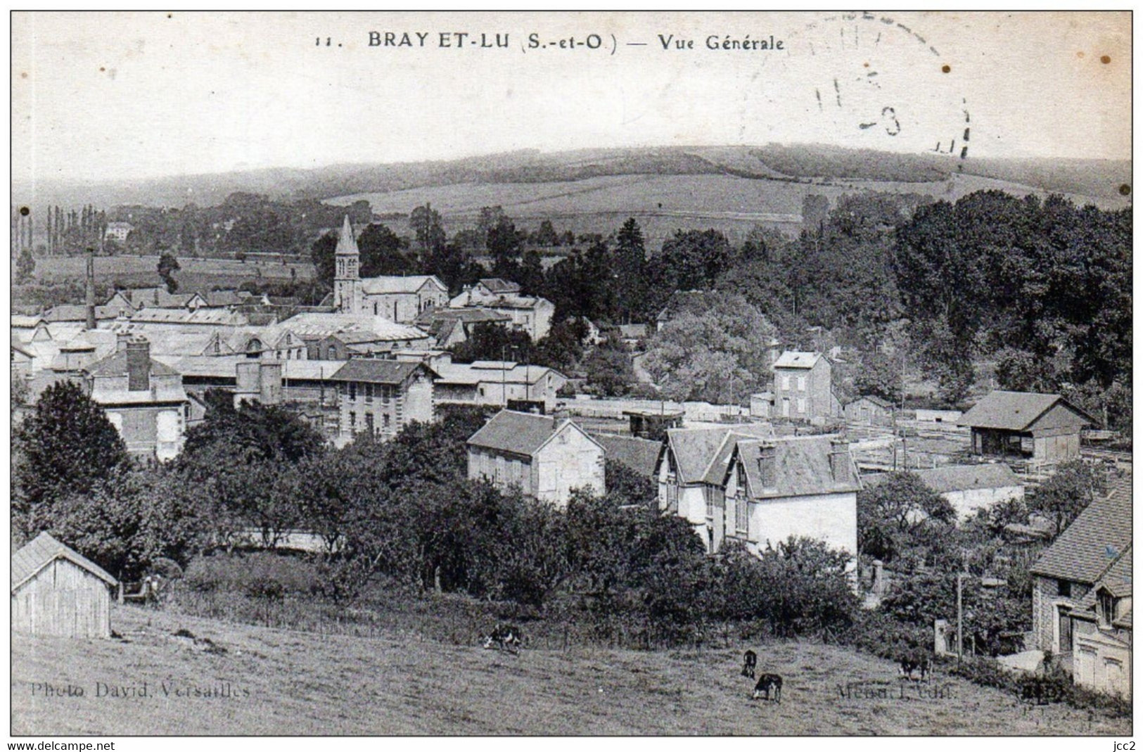 95 - BRAY Et LU - Vue Générale - Bray-et-Lû