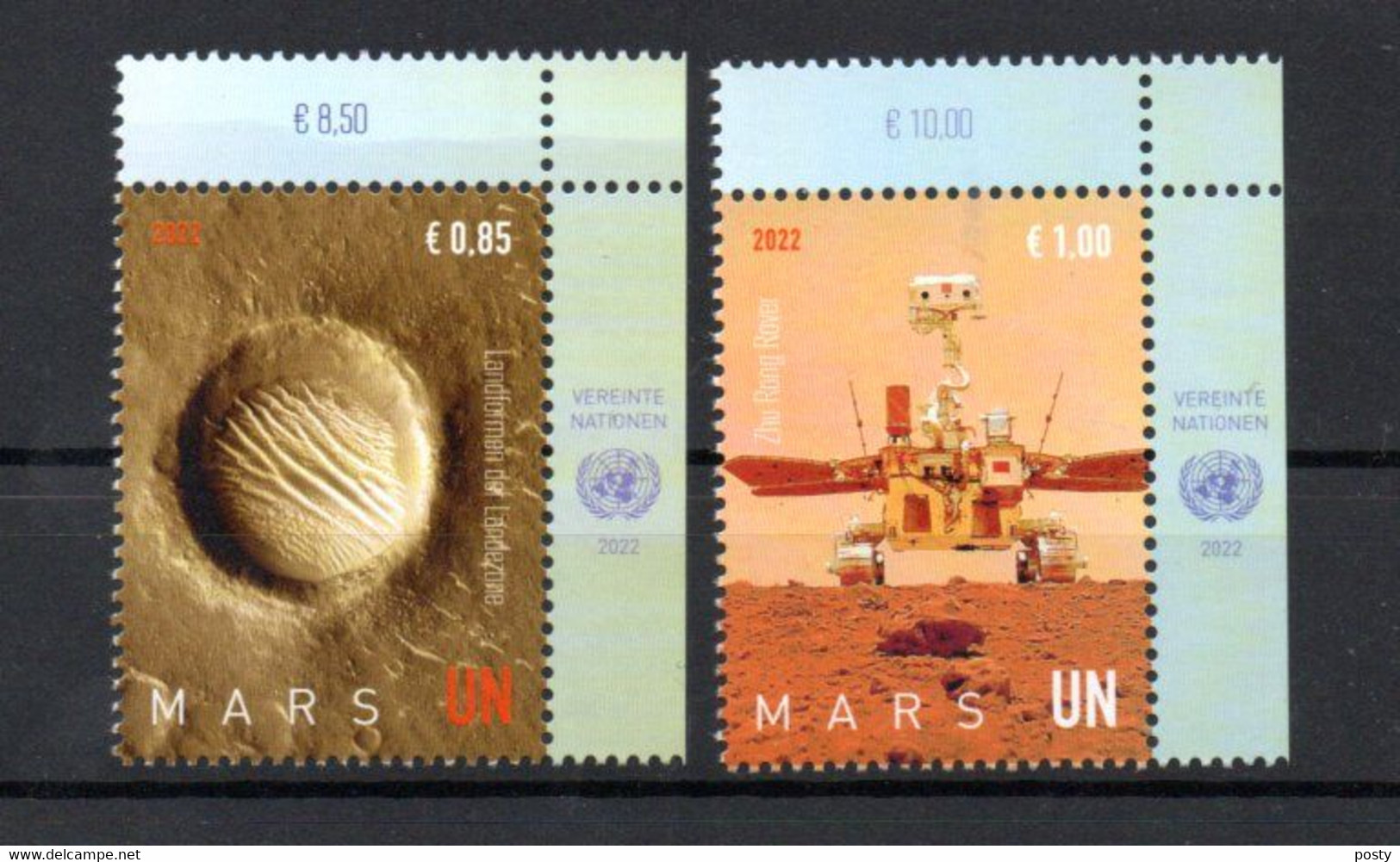 NATIONS UNIES - UNITED NATIONS - 2022 - VIENNE - VIENNA - LA PLANETE MARS - PLANET MARS - - Nuevos