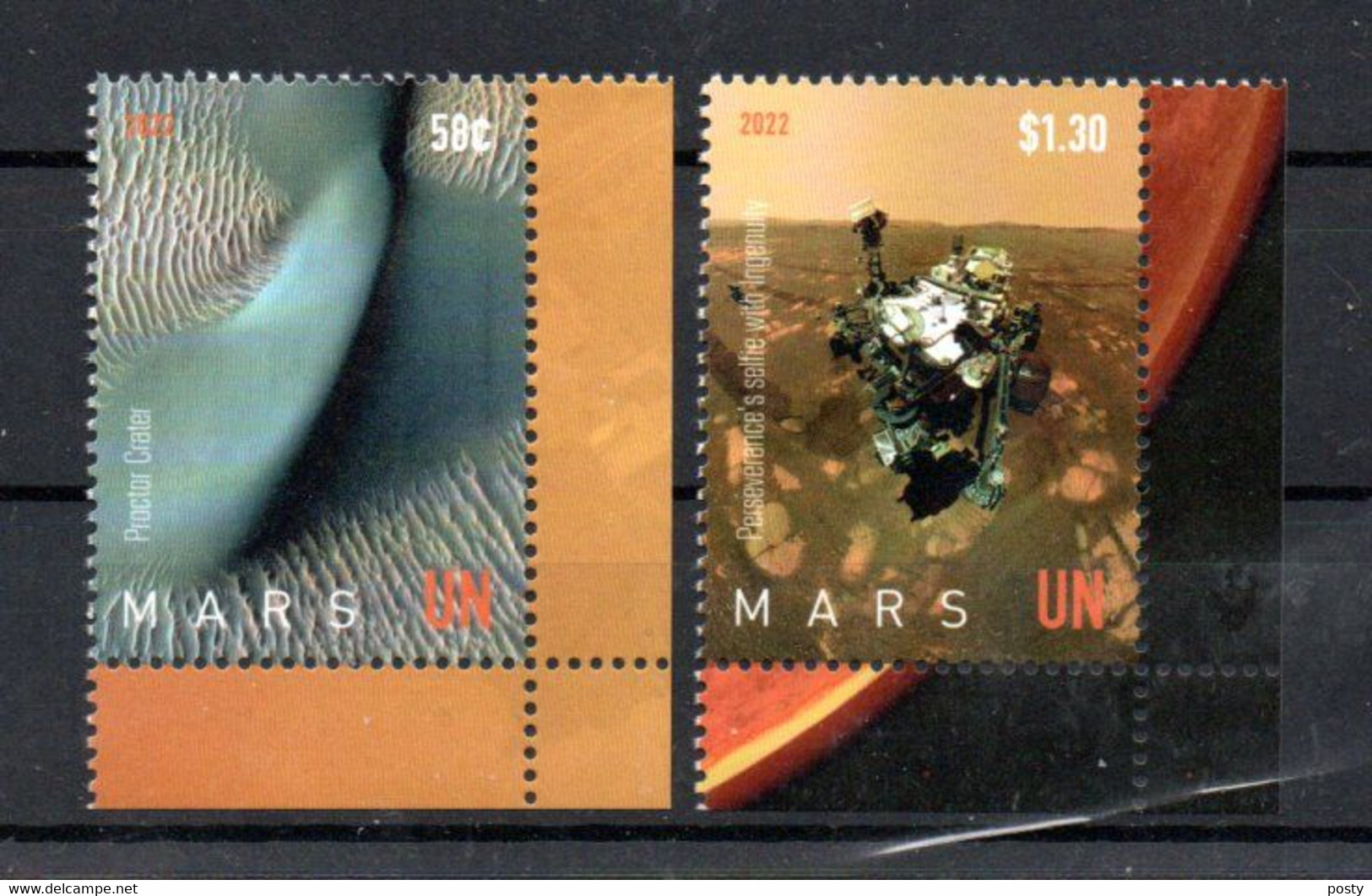 NATIONS UNIES - UNITED NATIONS - 2022 - NEW-YORK - LA PLANETE MARS - PLANET MARS - - Unused Stamps