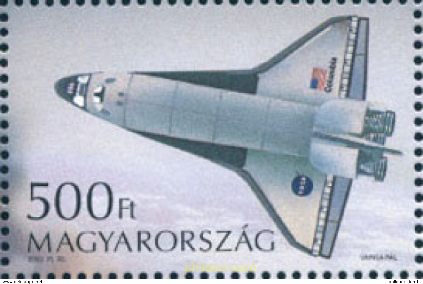 136295 MNH HUNGRIA 2003 EN MEMORIA DEL ACCIDENTE DEL COLUMBIA DE 2003 - Used Stamps