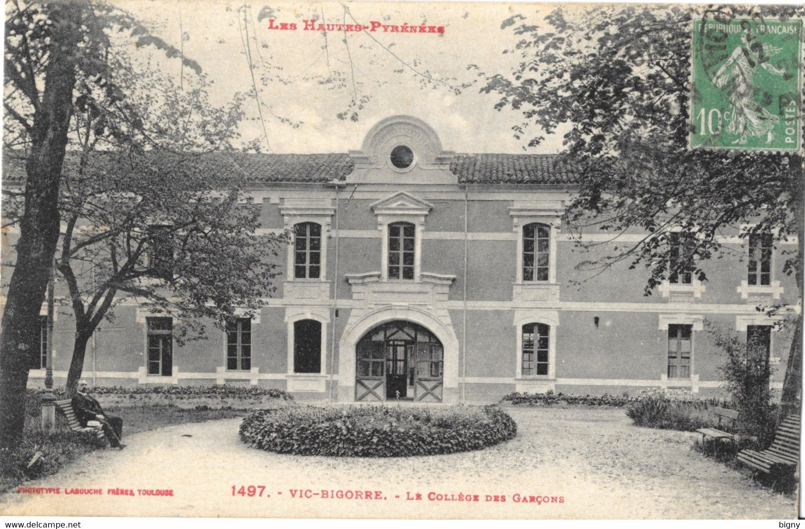 VIC-BIGORRE (65-Hautes-Pyrénées) Collége Des Garçons - Vic Sur Bigorre