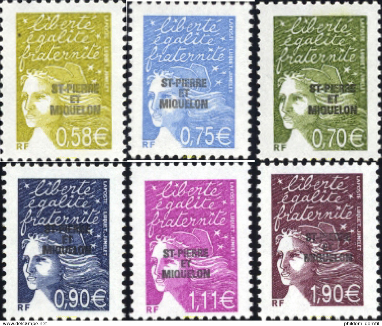 136437 MNH SAN PEDRO Y MIQUELON 2003 MARIANNE DE LUQUET - Used Stamps