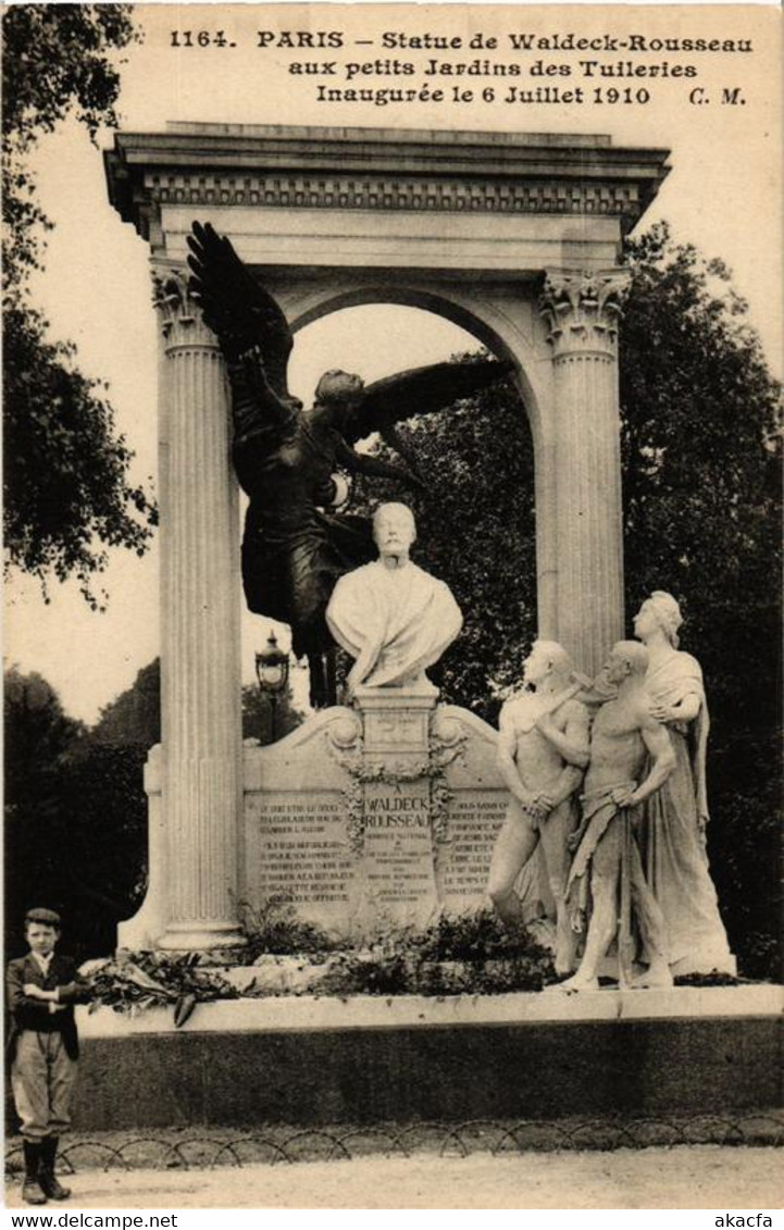 CPA PARIS (1e) Statue De Waldck-Rousseau Aux Tuleries (562342) - Statues