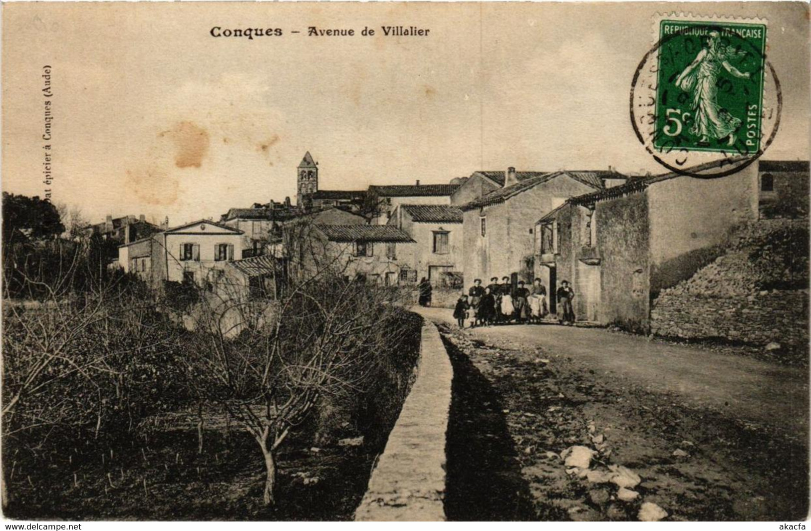 CPA CONQUES Avenue De Villalier (618133) - Conques Sur Orbiel