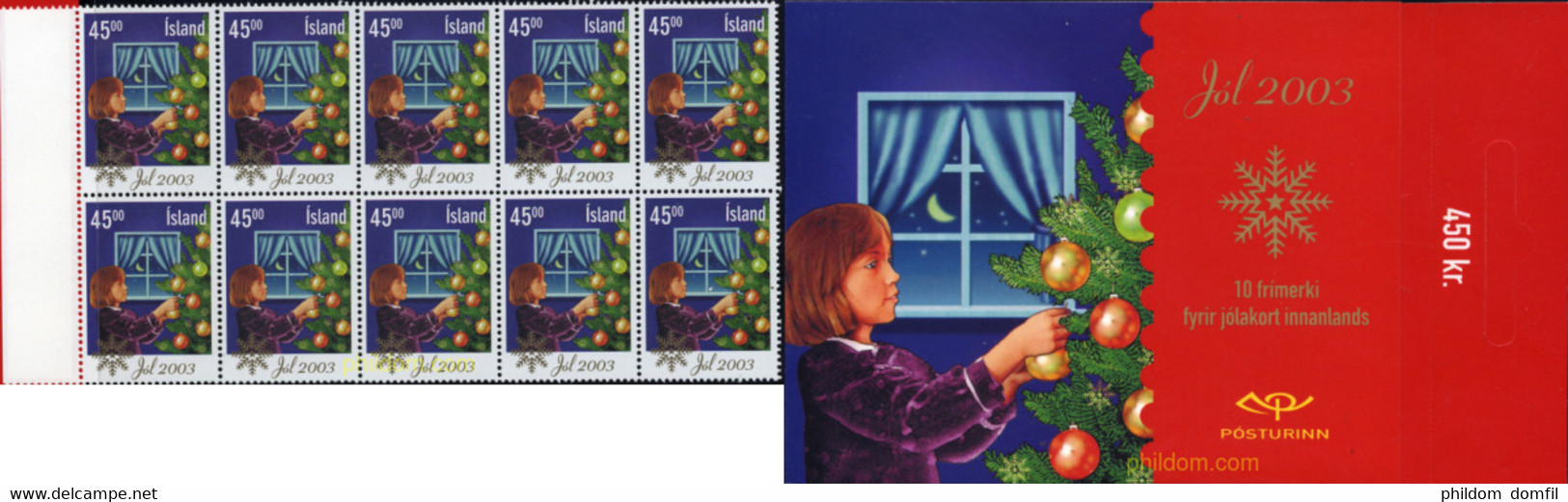 327664 MNH ISLANDIA 2003 NAVIDAD - Collections, Lots & Series