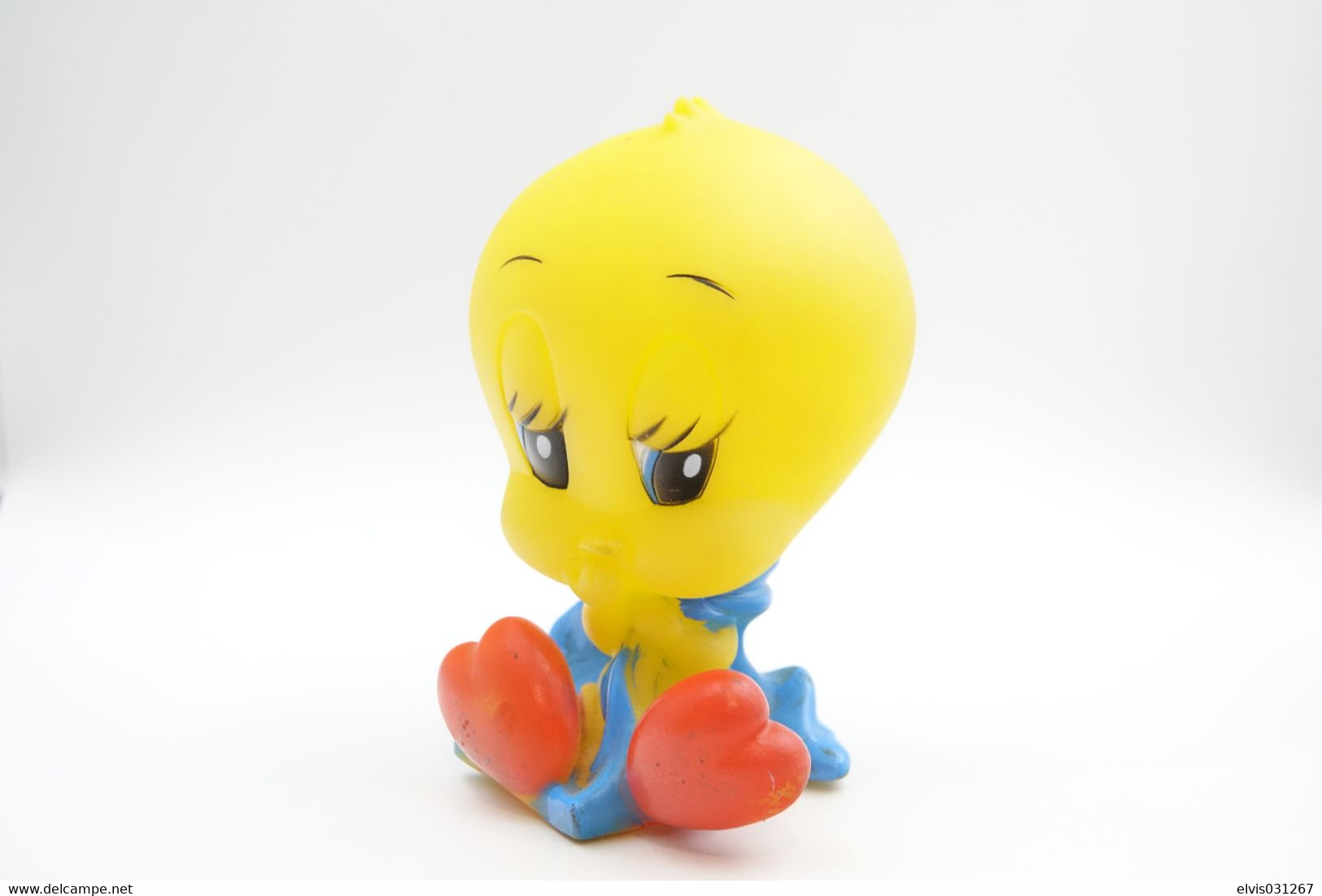 PIEPER POUET SQUEAKY: TYCO TWEETY TITI WARNER BROS - L=12  - ***   - Rubber - Vinyl - 1994's - Schlümpfe