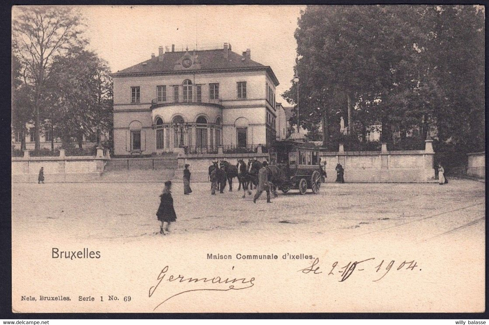 +++ CPA - Bruxelles - Maison Communale D' IXELLES - ELSENE - 1904  // - Ixelles - Elsene