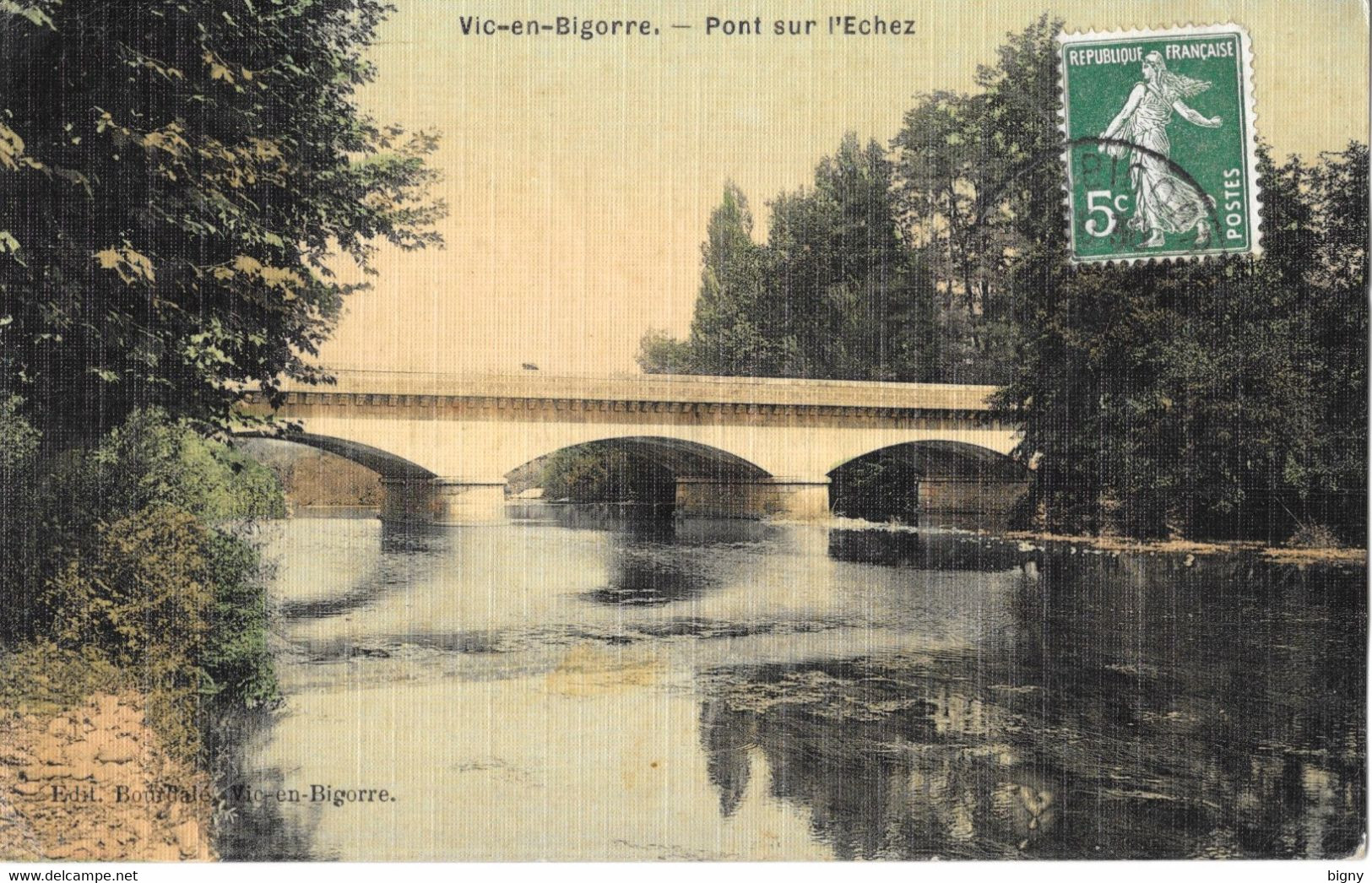 VIC-BIGORRE (65-Hautes-Pyrénées) Pont Sur L' Echez - Vic Sur Bigorre