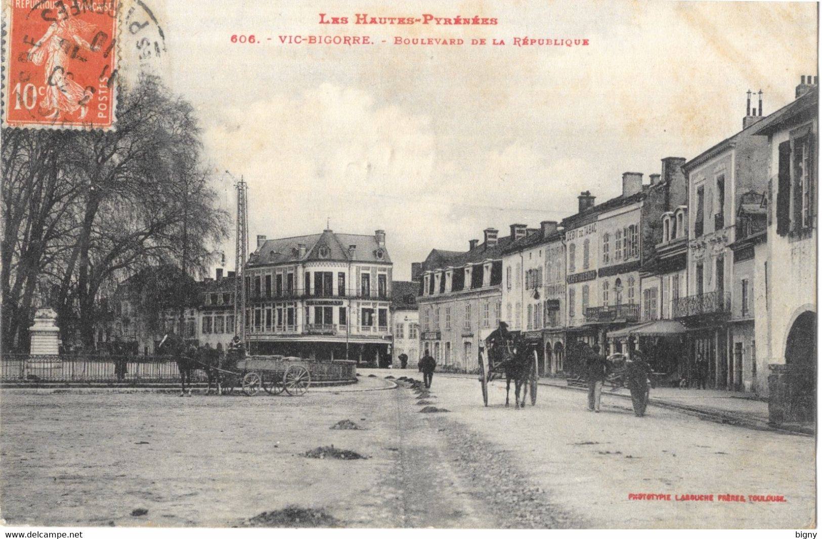 VIC-BIGORRE (65-Hautes-Pyrénées) Boulevard De La République - Vic Sur Bigorre