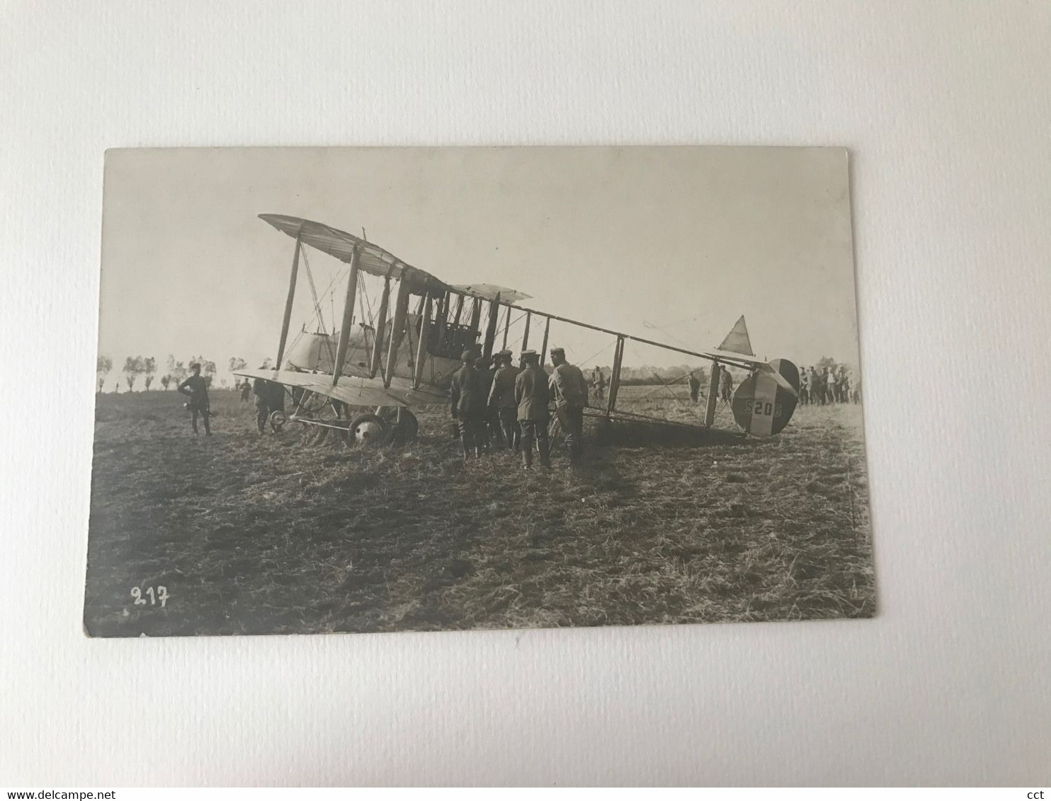 Zandvoorde  Zonnebeke  FOTOKAART Van Een Engels Vliegtuig Tijdens  Eerste Wereldoorlog  AVION AVIATION  FIRST WORLD WAR - Zonnebeke